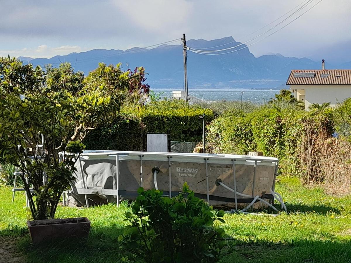 Villa La Magnolia - Private Beach Access, Garden, Views Lazise Exterior photo
