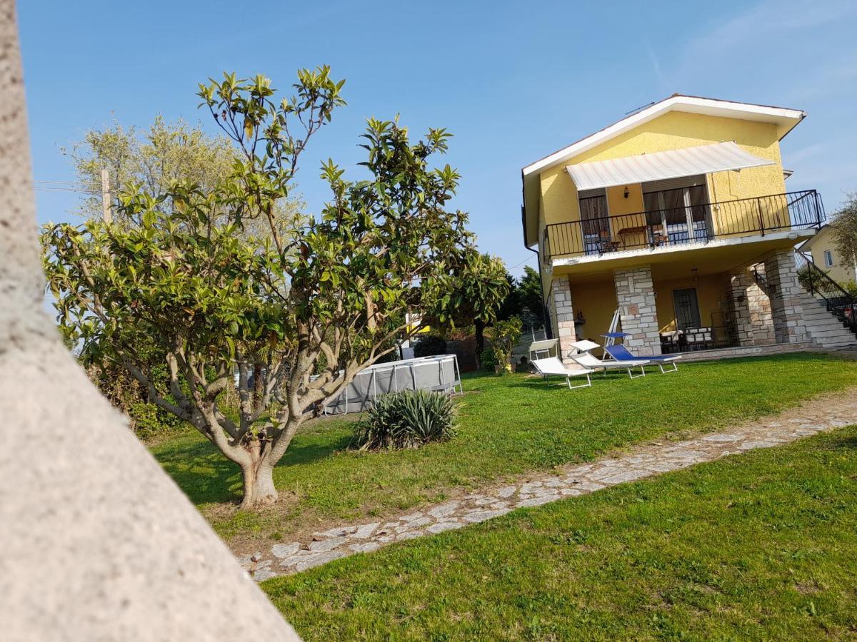 Villa La Magnolia - Private Beach Access, Garden, Views Lazise Exterior photo