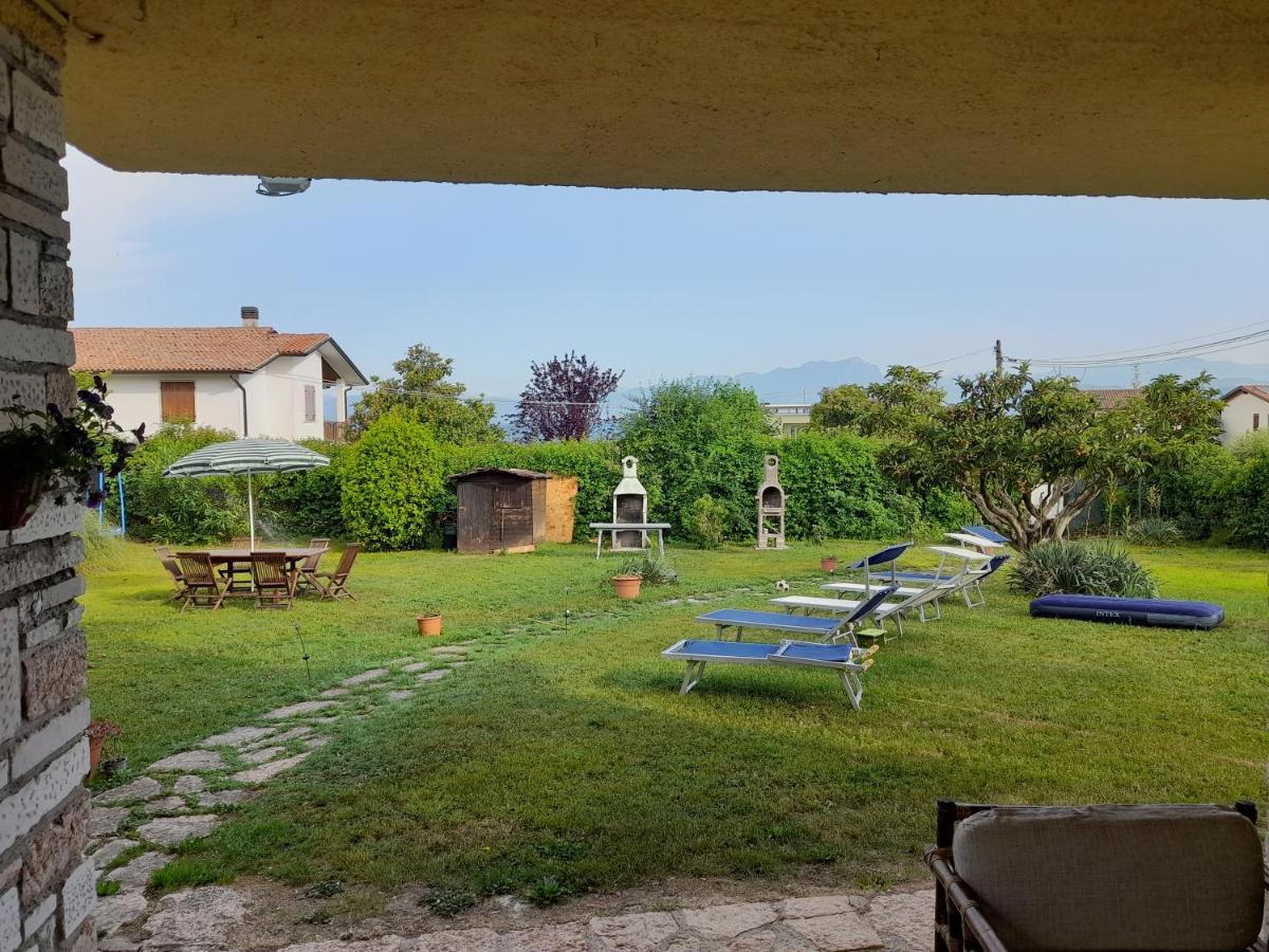 Villa La Magnolia - Private Beach Access, Garden, Views Lazise Exterior photo